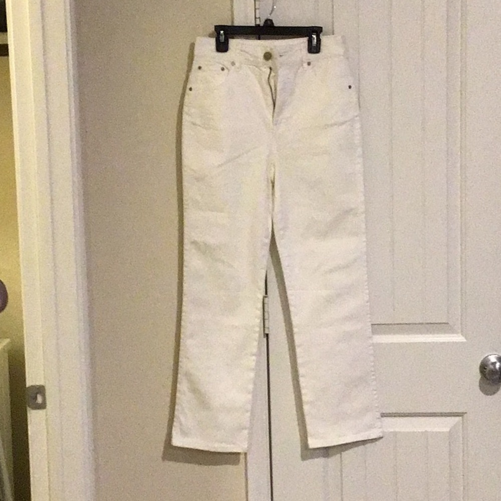 Winter white jeans